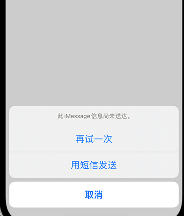 巴林左apple维修iPhone上无法正常发送iMessage信息